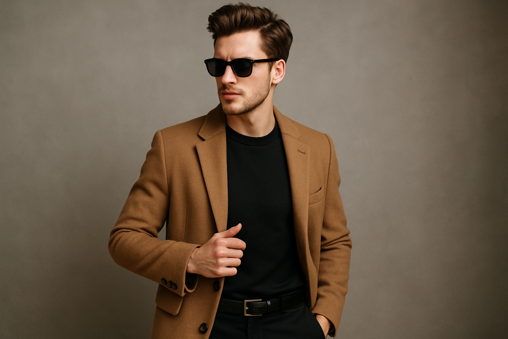 A men wearing sunglasses